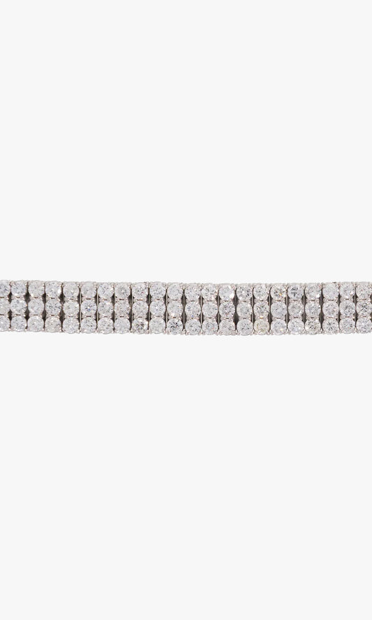 Diamond Tennis Bracelet 3 Rows