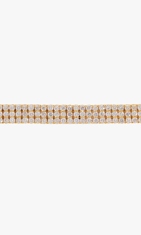 Diamond Tennis Bracelet 3 Rows