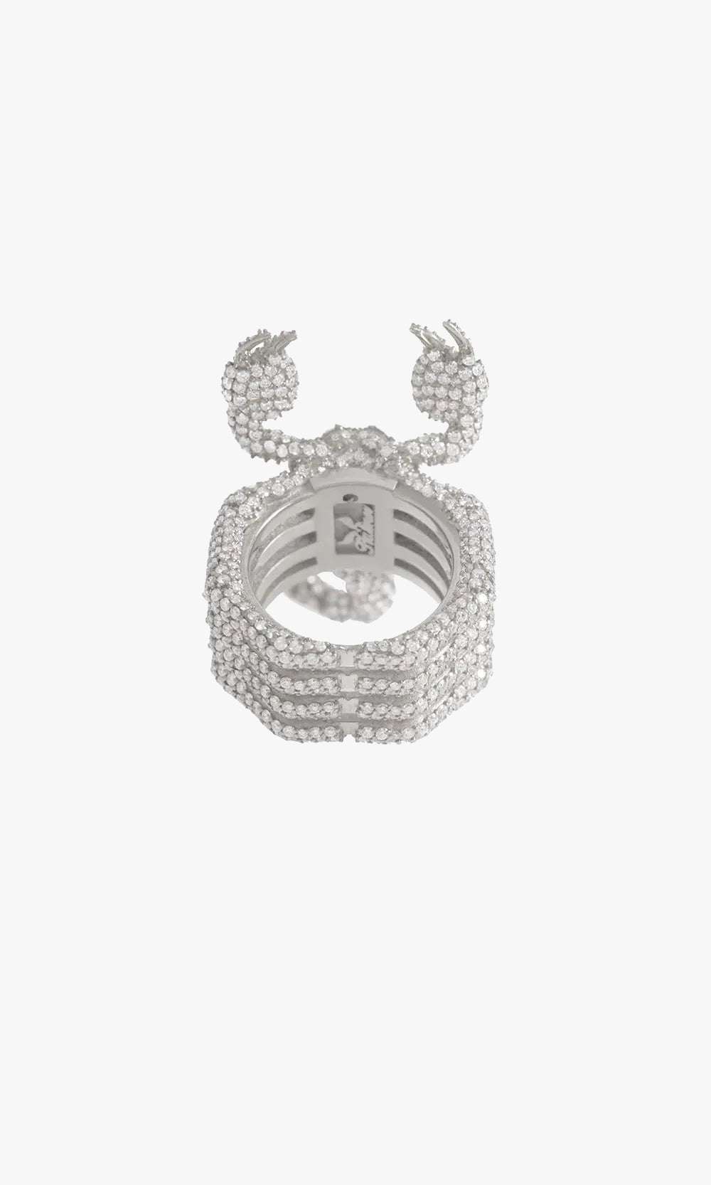 Scorpion Ring With Diamonds