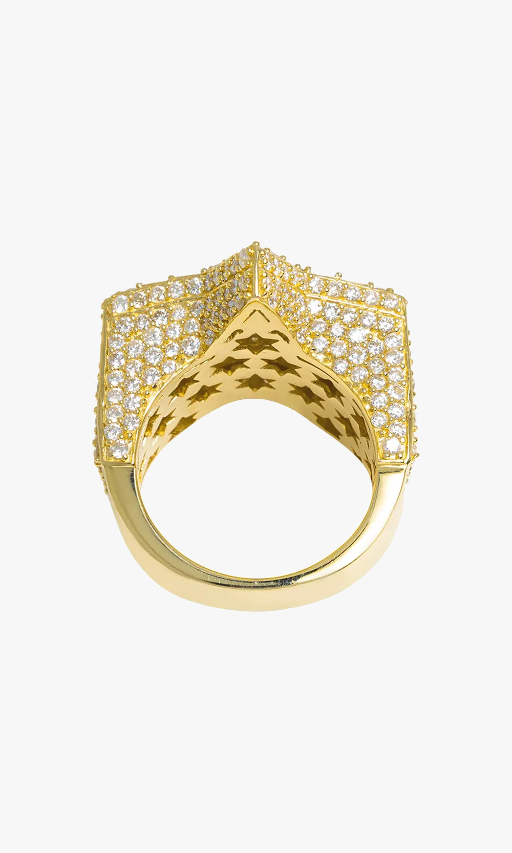 Star Ring With Diamonds And Baguettes